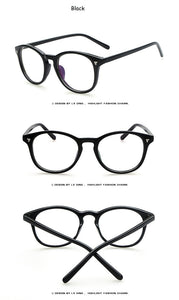 Spectacle Classic Women Round Eyeglasses Frame Brand Designer Men Nail Decoration Optical Glasses Reading Glasses