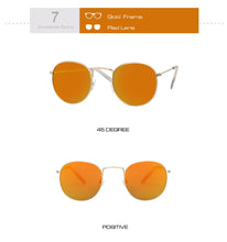 Carica l'immagine nel visualizzatore di Gallery, New Classic Round Sunglasses Women/Men Small Vintage Retro Sun Glasses Female Ladies Driving Metal Eyewear Oculos De Sol