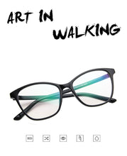Carica l&#39;immagine nel visualizzatore di Gallery, Cat Eye glasses Frame Women Retro Black Clear Optical Glasses Frame Spectacle Gafas oculos eyewear Transparent fake glasses 2022