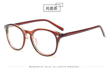 Load image into Gallery viewer, Women Glasses Frame Ladies Eyeglasses Frame Vintage Round Clear Lens Glasses Optical Spectacle Frame