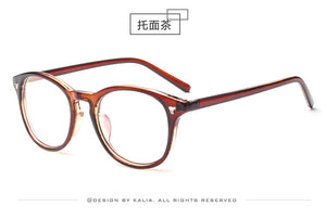 Women Glasses Frame Ladies Eyeglasses Frame Vintage Round Clear Lens Glasses Optical Spectacle Frame