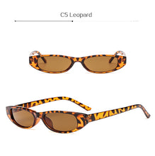 Load image into Gallery viewer, YOOSKE Vintage Rectangle Sunglasses Women Cat Eye Designer Ladies Small Frame Black Red Sun Glasses Brand Retro Skinny Eyewear