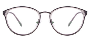 Women Metal Plastic Fashion Eyeglasses Round Vintage Glasses Frame For Prescription Lenses Myopia Reading Progressive