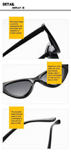 Load image into Gallery viewer, New Retro Fashion Sunglasses Women Brand Designer Vintage Cat Eye Black White Sun Glasses Female Lady UV400 Oculos