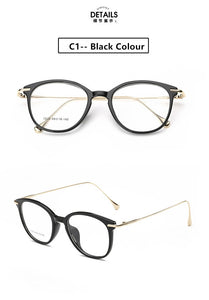 New Arrival TR90 Retro Style Memory Women Eye Glasses Frame Quality Fashion Round Style Spectacle Round Eyewear For Women