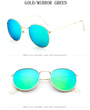Load image into Gallery viewer, 2022 Retro Round Sunglasses Women Brand Designer Sun Glasses For Women Alloy Mirror Sunglasses female oculos de sol