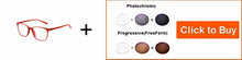 Carica l&#39;immagine nel visualizzatore di Gallery, Simple Design Ultra-Light  Semi-Transparent Optical Frame Stylish Spectacles For Women&#39;s Prescription Eyeglasses