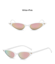 Load image into Gallery viewer, Women Cat Eye Sunglasses Small Size Brand Designer Fashion Retro Ladies Sun Glasses Female Black Purple Red Glasses UV400