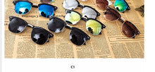 Load image into Gallery viewer, RBRARE Semi-Rimless Brand Designer Sunglasses Women/Men Polarized UV400 Classic Oculos De Sol Gafas Retro Eyeglasses
