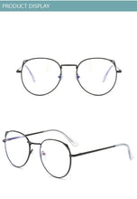 Load image into Gallery viewer, Cat Eye Myopia Glasses With Degree Women Metal Frame PC Lens Nearsighted Glasses Female 0 -0.5 -1.0 -1.5 -2.0 -2.5 -3.0 To -6.0