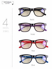 Load image into Gallery viewer, Fashion Anti Blue ray Radiation blue light blocking glasses unisex Square Anti eye fatigue Computer gaming goggles