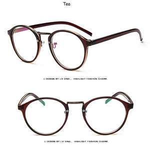Transparent round glasses clear frame Women Spectacle myopia glasses  Men EyeGlasses Frame nerd optical frames clear