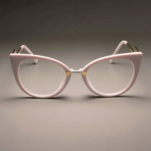 Anti-blue Light Optical Sexy Red Cat Eye Glasses Frames Women Glasses Fashion EyeGlasses