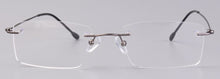 Load image into Gallery viewer, Super light optical Glasses male Thin wire glasses for reading myopia eye black rimless Women Men Eyeglasses montures de lunette