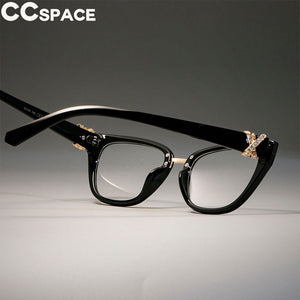 Rhinestone Cat Eye Glasses Frames Women Diamond Decoration Styles Optical Fashion Computer Glasses