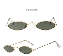 Load image into Gallery viewer, Oulylan Small Frame Black Shades Round Sunglasses Women Oval Brand Designer Vintage Fashion Pink Sun Glasses Oculos De Sol
