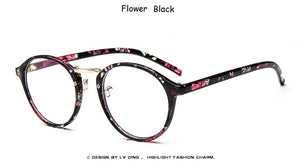 2022 Eye glasses Frame Women Men Transparent Round Spectacle Myopia Nerd Optical Glasses Frames Clear fake glasses Frame okulary