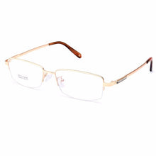 Carica l&#39;immagine nel visualizzatore di Gallery, Gmei Optical S8207 Alloy Metal Semi-Rimless Eyeglasses Frame for Men Prescription Optical Eyewear Glasses