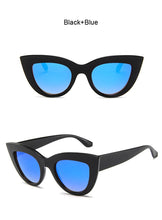 Load image into Gallery viewer, New Retro Fashion Sunglasses Women Brand Designer Vintage Cat Eye Black Sun Glasses Female Lady UV400 Oculos