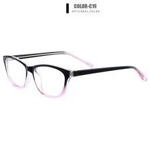 Load image into Gallery viewer, Gmei Optical Stylish Oval Full Rim Plastic Glasses Frame For Women&#39;s Myopia Presbyopia Reading Prescription Eyeglasses H8012