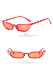Carica l'immagine nel visualizzatore di Gallery, Small Cat Eye Sunglasses Tint Candy Colorful Female Eyewear Sun Glasses Fashion Lunettes Gafas De Sol UV400