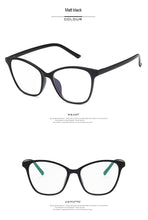 Carica l&#39;immagine nel visualizzatore di Gallery, Cat Eye glasses Frame Women Retro Black Clear Optical Glasses Frame Spectacle Gafas oculos eyewear Transparent fake glasses 2022