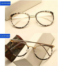 Load image into Gallery viewer, Retro Women Eyeglasses Cat Eye Metal Full Glasses Frame Optical Spectacles Round Vintage Eye Glasses