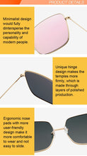 Load image into Gallery viewer, Oversized Shades Women Sunglasses Black Fashion Square Big Frame Sunglasses Female Vintage Retro Glasses Unisex Oculos Feminino