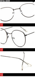 Round Glasses Frame Woman Men Glasses Retro Myopia Optical Frames Metal Clear lens Black Silver Gold Eyeglasses Oculos De Grau
