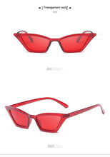 Load image into Gallery viewer, New  Cat Eye Sunglasses Women Small Vintage Brand Designer Sun Glasses Retro Yellow ladies Sunglass  Eyewear Female Shades
