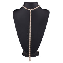 Load image into Gallery viewer, 2020 Rhinestone Choker Necklace Crystal Gem Luxury Collar Chain Necklaces Set Chunky Y Necklace Women Neck jewelry Accessories