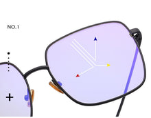 Carica l'immagine nel visualizzatore di Gallery, Spectacles Square Transparent Glasses Women Vintage Round Computer Anti blue Eyeglasses Ladies Fashion Retro Clear