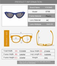 Load image into Gallery viewer, Cute Sexy Retro Cat Eye Women‘s Sunglasses Triangle Vintage Sun Glasses for Women UV400 Eyeglasses