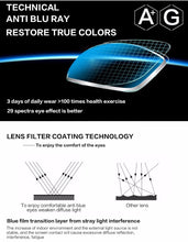 Load image into Gallery viewer, Fashion Anti Blue ray Radiation blue light blocking glasses unisex Square Anti eye fatigue Computer gaming goggles