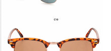 Load image into Gallery viewer, RBRARE Semi-Rimless Brand Designer Sunglasses Women/Men Polarized UV400 Classic Oculos De Sol Gafas Retro Eyeglasses