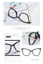 Load image into Gallery viewer, Oulylan Transparent Glasses Cat Eye Glasses Frames for Women Men Clear Optical Eyeglasses Computer Eyewear