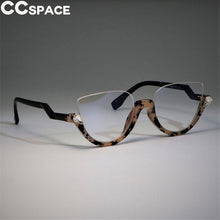 Load image into Gallery viewer, Cat Eye Glasses Frames Women Trending Styles Half Frame Designer Fashion Computer Glasses