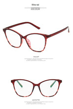 Carica l&#39;immagine nel visualizzatore di Gallery, Cat Eye glasses Frame Women Retro Black Clear Optical Glasses Frame Spectacle Gafas oculos eyewear Transparent fake glasses 2022