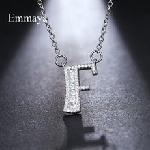 Load image into Gallery viewer, Emmaya Letters Chain Pendants Necklaces Women&#39;s Zircon Hip Hop Jewelry With Gold Tennis Chain Party Wedding Gift