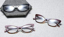Load image into Gallery viewer, Ralferty Cat Eye Glasses Women Retro Transparent Clear Myopia Optic Frame Eyeglasses  Eyewear spectacle oculo de grau F95175