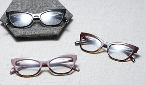 Ralferty Cat Eye Glasses Women Retro Transparent Clear Myopia Optic Frame Eyeglasses  Eyewear spectacle oculo de grau F95175