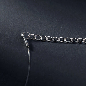 Pendant Shiny Choker For Women Fishline Necklace Jewelry Transparent Invisible Line Fashion