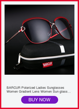 Load image into Gallery viewer, BARCUR Fashion Polarized Women Sunglasses Round Sun Glass Ladies Lunette De Soleil Femme