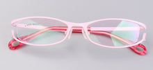 Load image into Gallery viewer, full Frames ladies Optics Eyeglasses women Clear Glasses Men Optical Metal Eye Glasses Frame red white for prescription eye