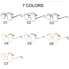 Load image into Gallery viewer, Classic Round Clear Lens Nerd Frames Women Fake Glasses Eyeglasses Frame  Vintage Circle Eyewear Transparent Oculos