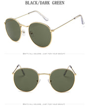 Load image into Gallery viewer, 2022 Retro Round Sunglasses Women Brand Designer Sun Glasses For Women Alloy Mirror Sunglasses female oculos de sol