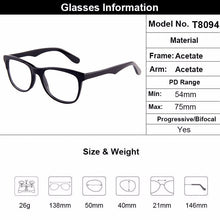 Load image into Gallery viewer, Gmei Optical  Classical Style Round Hypoallergenic Acetate Full Rim Women Optical Eyeglasses Frame Black Color
