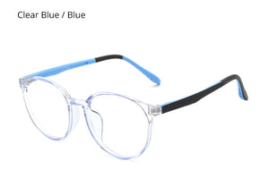 Ralferty Anti Blue Light Glasses Kids Child Girl's Glasses Frame TR90 Computer TV Phone Glasses Myopia Optic Spectacle