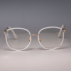 Ladies Cat Eye Glasses Frames For Women Metal frame Optical Fashion Eyewear Computer EyeGlasses