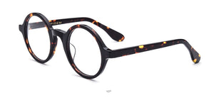 Acetate Optical Glasses Frame Men Full Retro Vintage Round Circle Prescription Eyeglasses Nerd Women Spectacles Myopia Eyewear